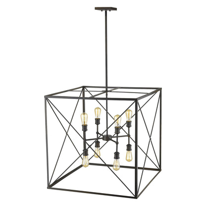 Acclaim Lighting Brooklyn 8-Light Oil-Rubbed Bronze Pendant in Oil-Rubbed Bronze IN21127ORB