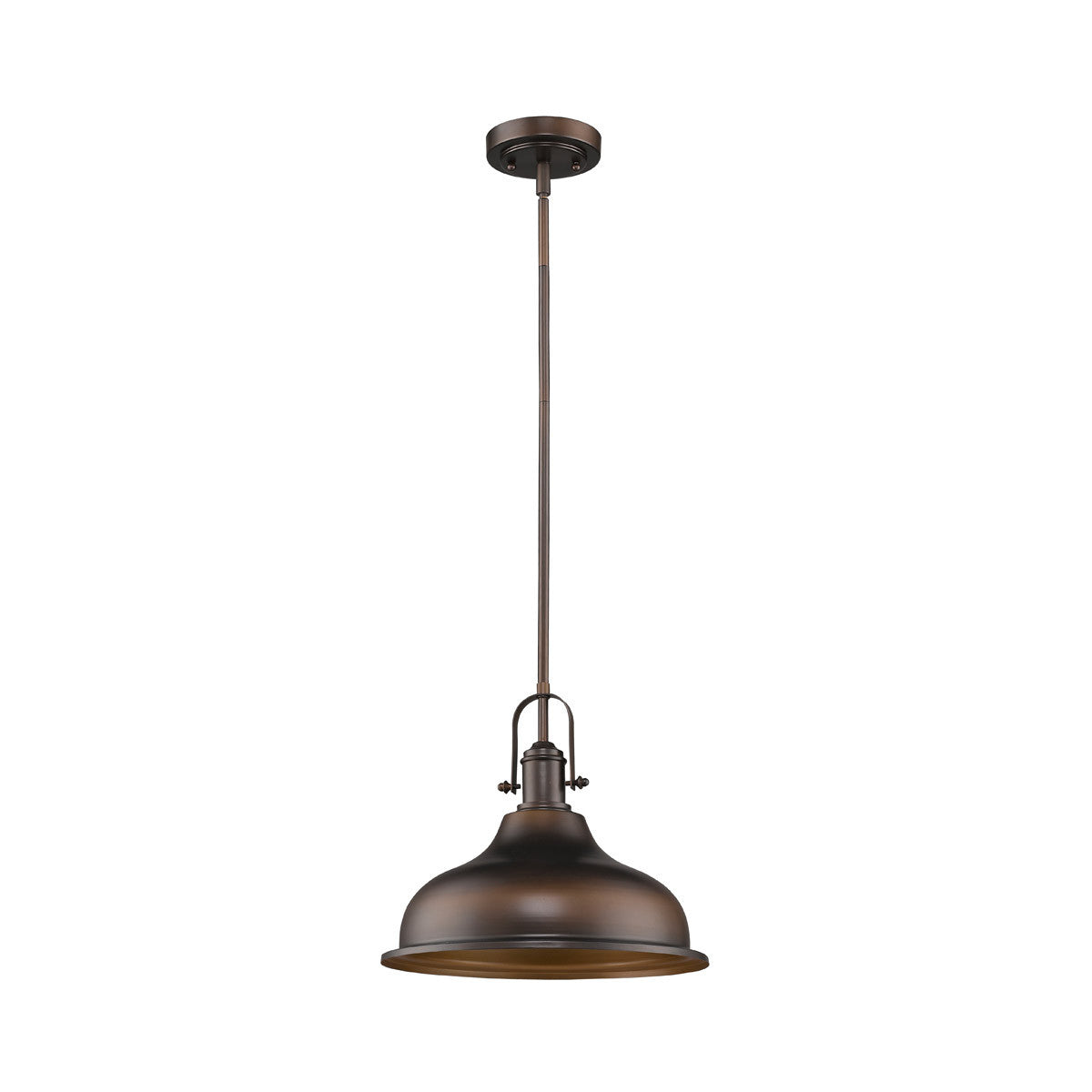 Acclaim Lighting Virginia 1-Light Oil-Rubbed Bronze Pendant With Metal Shade in Oil Rubbed Bronze IN21148ORB