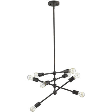 Acclaim Lighting Calix 8-Light Oil-Rubbed Bronze Pendant in Oil-Rubbed Bronze IN21160ORB