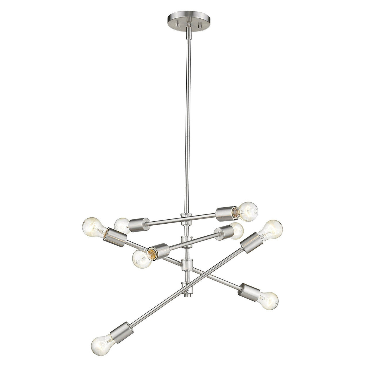 Acclaim Lighting Calix 8-Light Satin Nickel Pendant in Satin Nickel IN21160SN