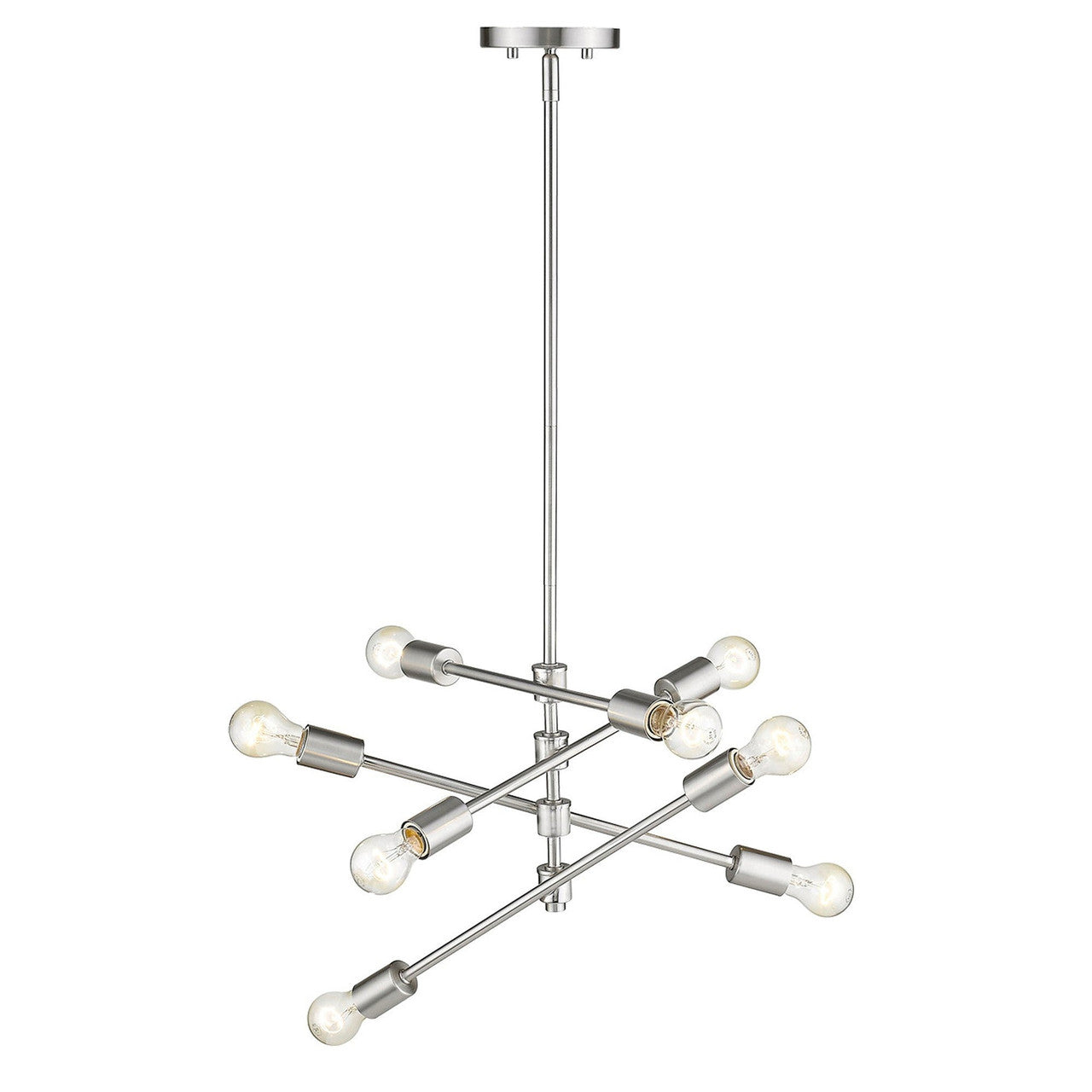 Acclaim Lighting Calix 8-Light Satin Nickel Pendant in Satin Nickel IN21160SN