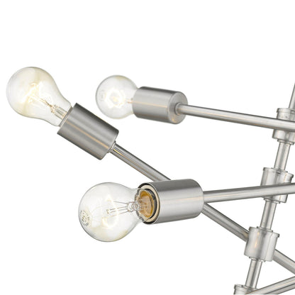 Acclaim Lighting Calix 8-Light Satin Nickel Pendant in Satin Nickel IN21160SN