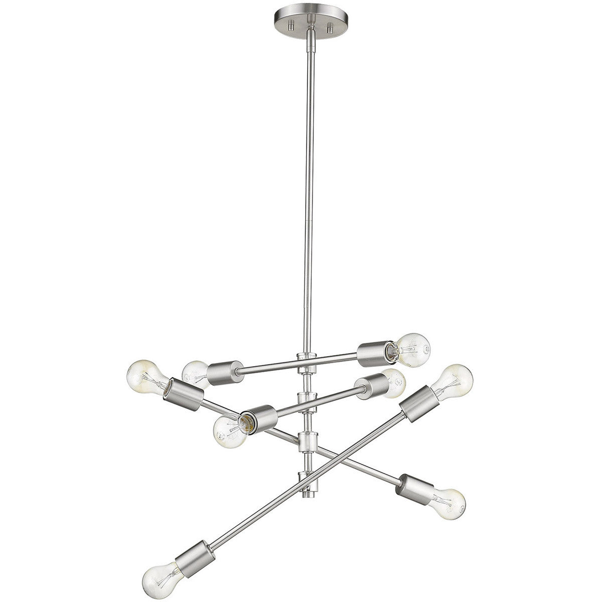 Acclaim Lighting Calix 8-Light Satin Nickel Pendant in Satin Nickel IN21160SN