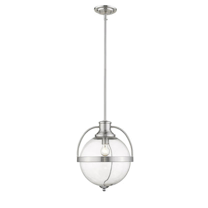 Acclaim Lighting Kassian 1-Light Satin Nickel Pendant in Satin Nickel IN21176SN