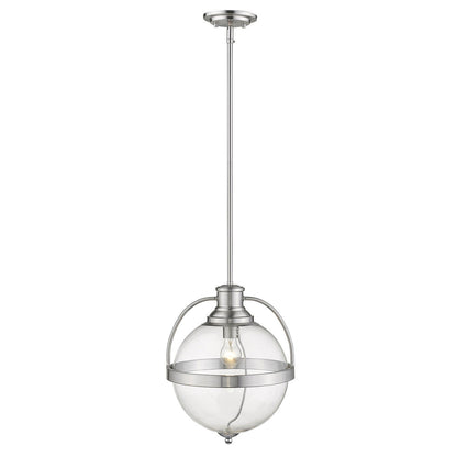 Acclaim Lighting Kassian 1-Light Satin Nickel Pendant in Satin Nickel IN21176SN