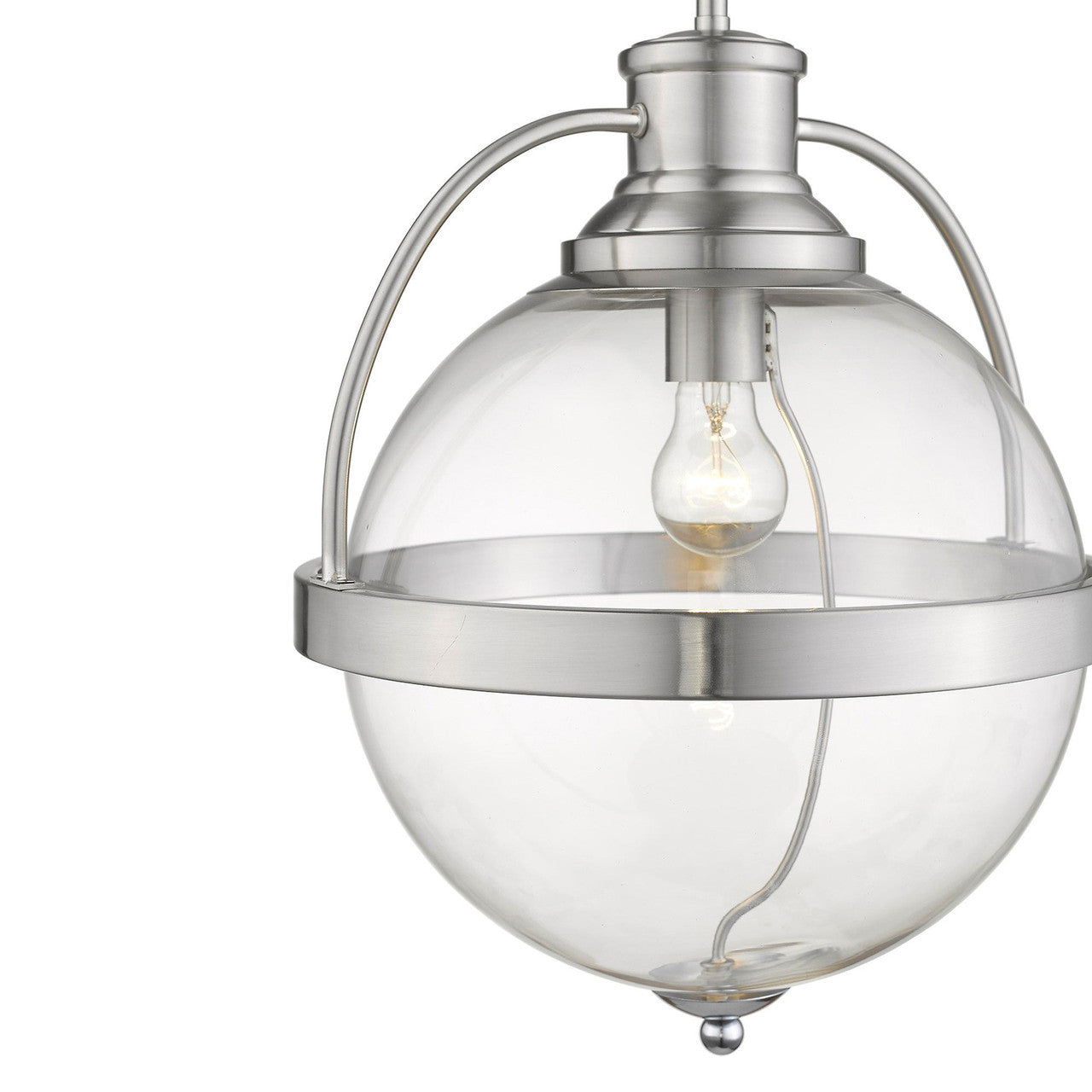 Acclaim Lighting Kassian 1-Light Satin Nickel Pendant in Satin Nickel IN21176SN