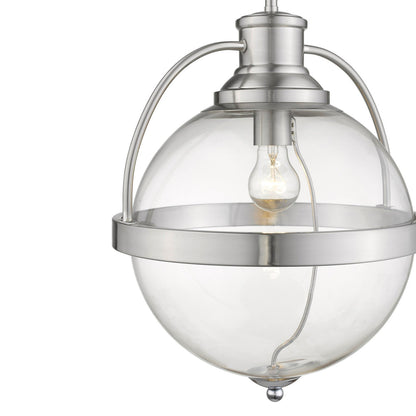 Acclaim Lighting Kassian 1-Light Satin Nickel Pendant in Satin Nickel IN21176SN