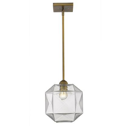 Acclaim Lighting Loft 1-Light Brass Pendant in Brass IN21210BR