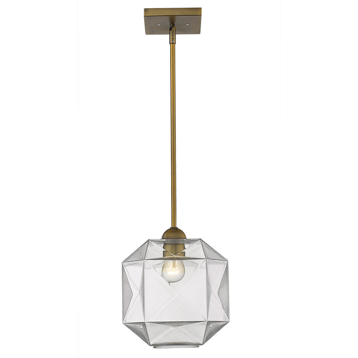 Acclaim Lighting Loft 1-Light Brass Pendant in Brass IN21210BR