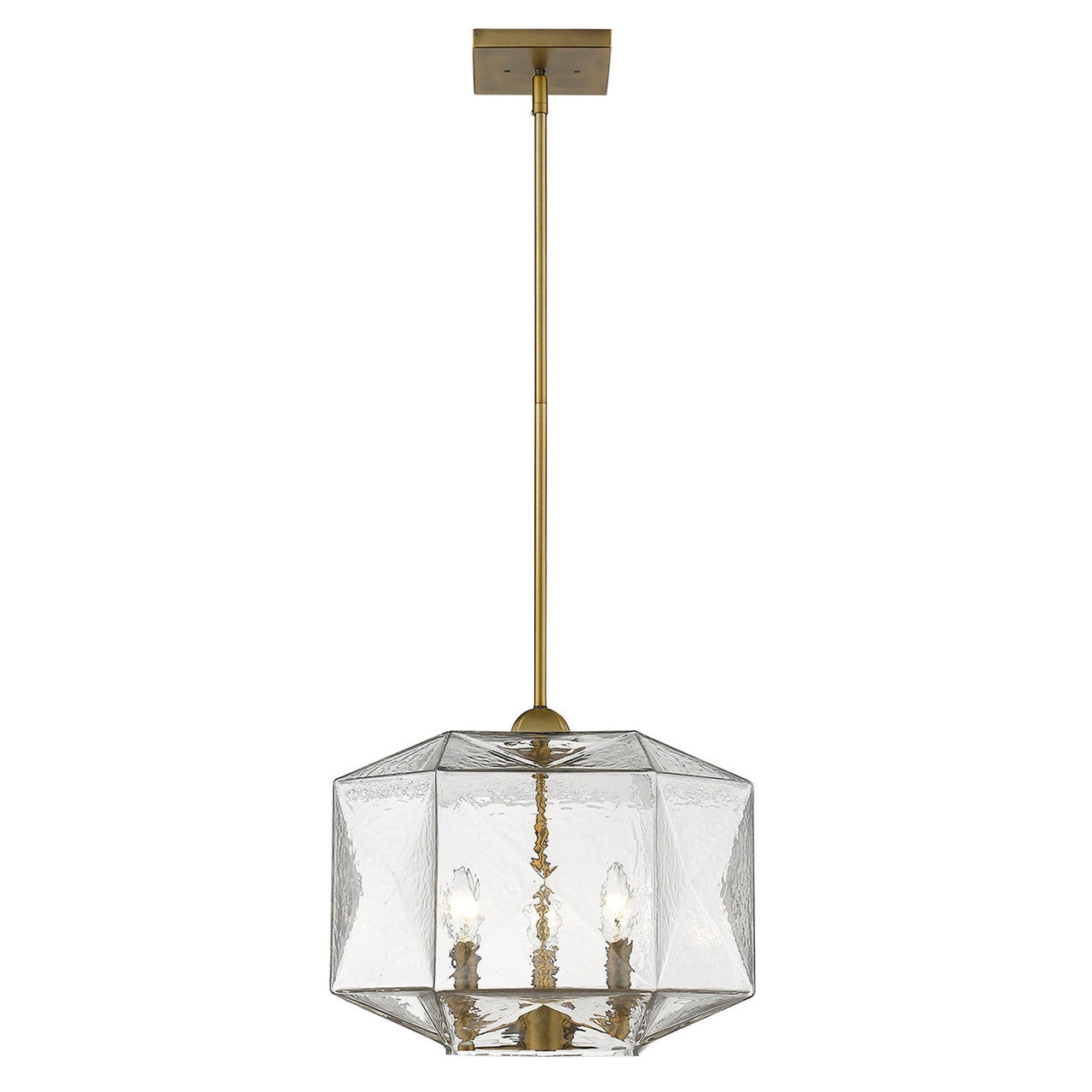 Acclaim Lighting Loft 3-Light Brass Pendant in Brass IN21212BR