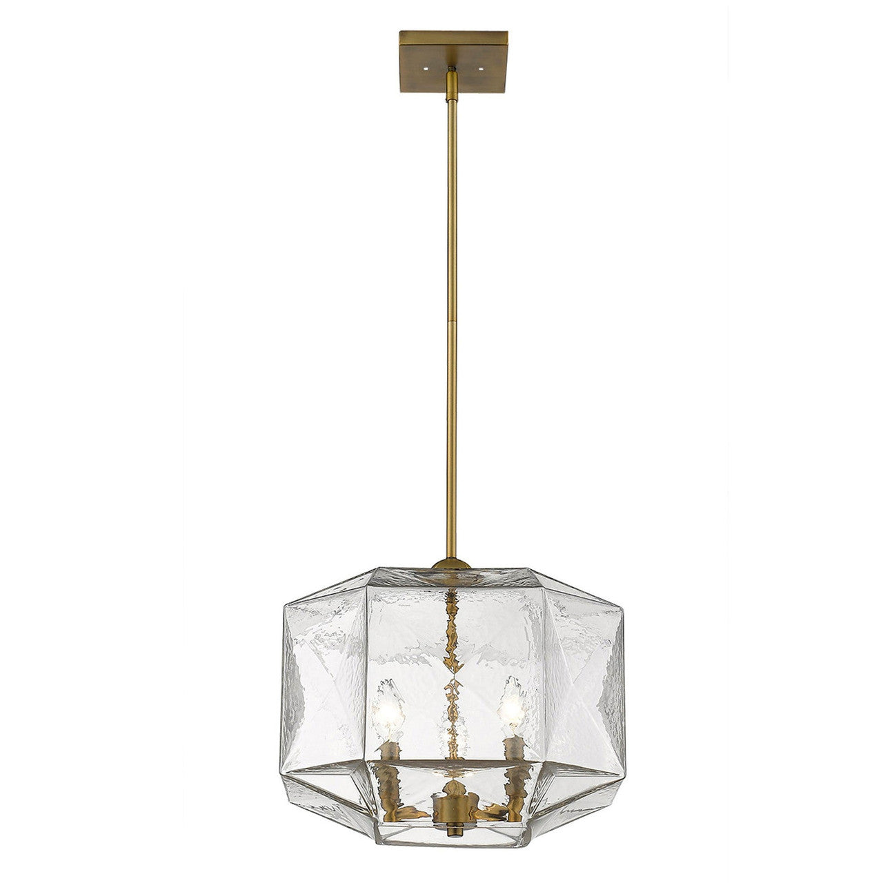 Acclaim Lighting Loft 3-Light Brass Pendant in Brass IN21212BR