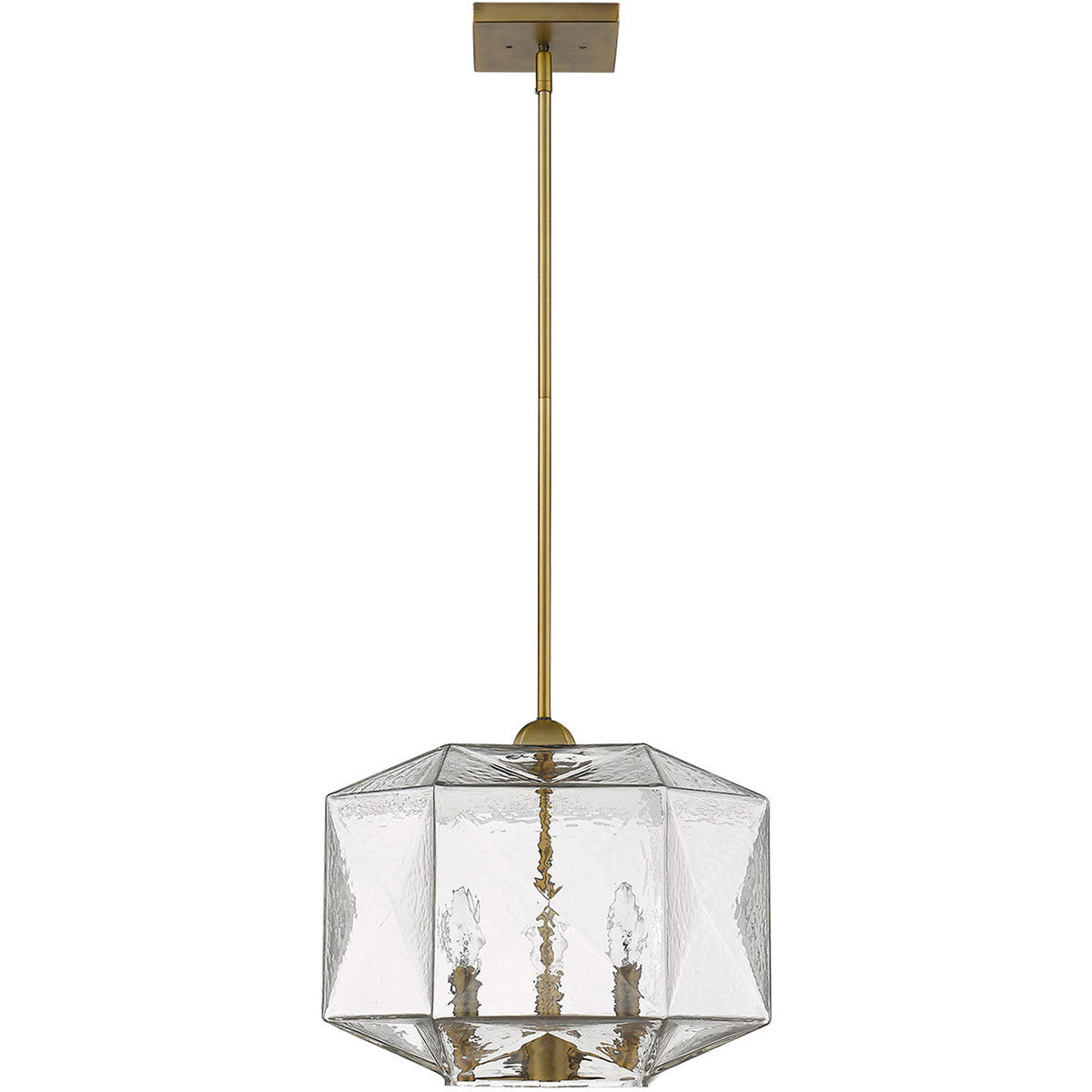 Acclaim Lighting Loft 3-Light Brass Pendant in Brass IN21212BR