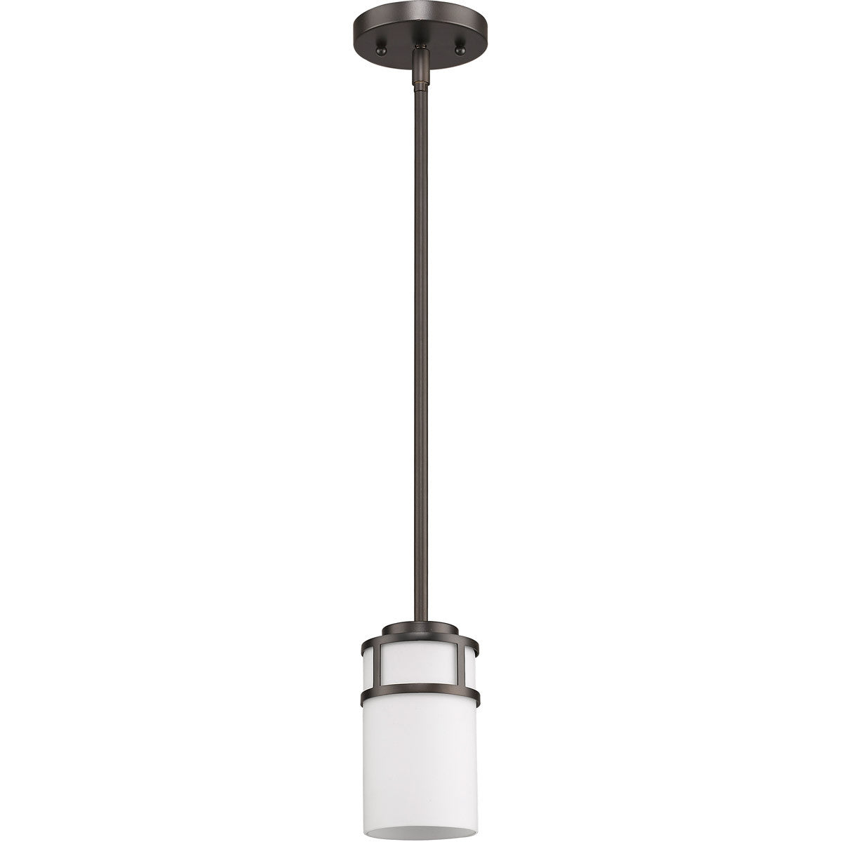 Acclaim Lighting Alexis 1-Light Oil-Rubbed Bronze Pendant With Etched Glass Shade in Oil Rubbed Bronze IN21221ORB