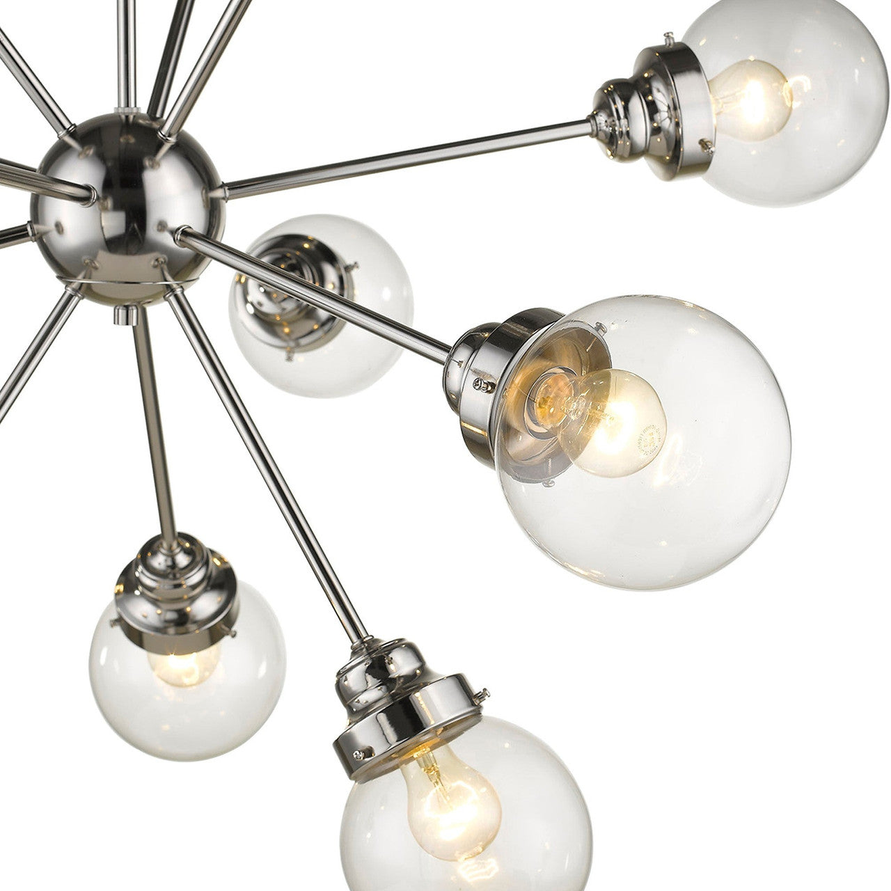 Acclaim Lighting Portsmith 12-Light Polished Nickel Chandelier in Polished Nickel IN21225PN