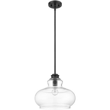 Acclaim Lighting Torrel 1-Light Matte Black Pendant in Matte Black IN21251BK