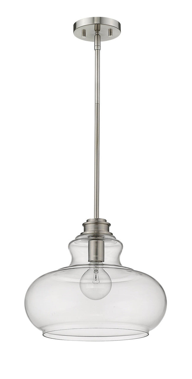 Acclaim Lighting Torrel 1-Light Satin Nickel Pendant in Satin Nickel IN21251SN