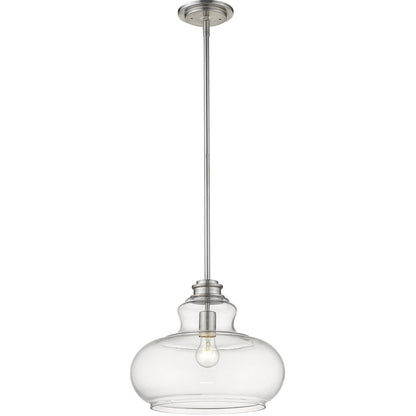 Acclaim Lighting Torrel 1-Light Satin Nickel Pendant in Satin Nickel IN21251SN