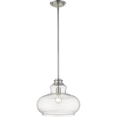 Acclaim Lighting Torrel 1-Light Satin Nickel Pendant in Satin Nickel IN21251SN