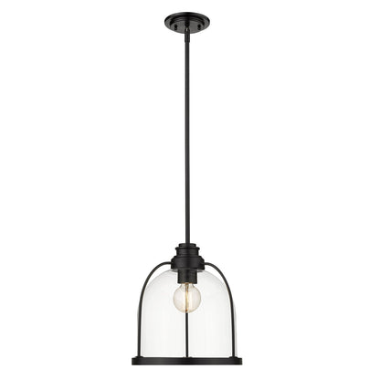 Acclaim Lighting Stanton 1-Light Matte Black Pendant in Matte Black IN21300BK