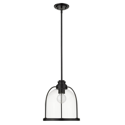 Acclaim Lighting Stanton 1-Light Matte Black Pendant in Matte Black IN21300BK