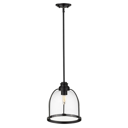 Acclaim Lighting Stanton 1-Light Matte Black Pendant in Matte Black IN21300BK