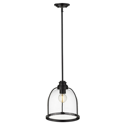 Acclaim Lighting Stanton 1-Light Matte Black Pendant in Matte Black IN21300BK