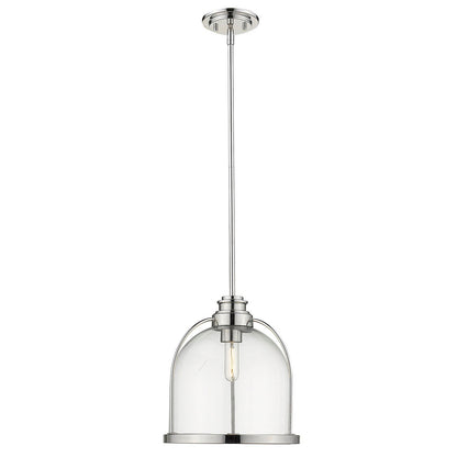 Acclaim Lighting Stanton 1-Light Polished Nickel Pendant in Polished Nickel IN21300PN