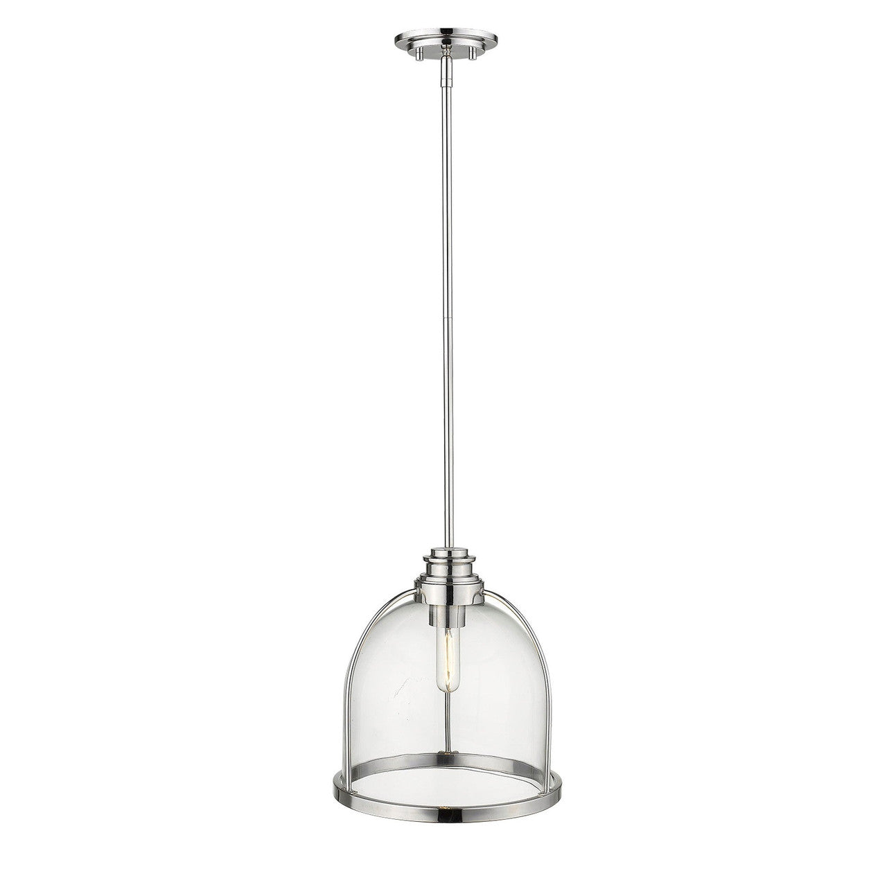 Acclaim Lighting Stanton 1-Light Polished Nickel Pendant in Polished Nickel IN21300PN