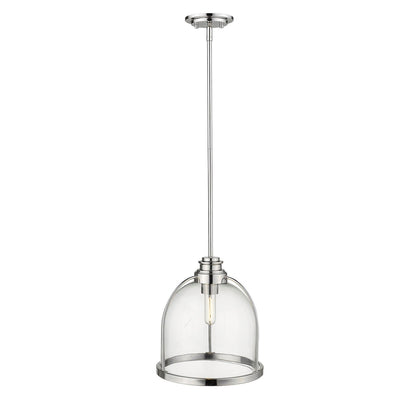 Acclaim Lighting Stanton 1-Light Polished Nickel Pendant in Polished Nickel IN21300PN