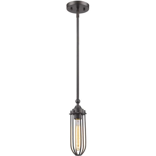 Acclaim Lighting Garret 1-Light Oil-Rubbed Bronze Mini Pendant in Oil Rubbed Bronze IN21365ORB