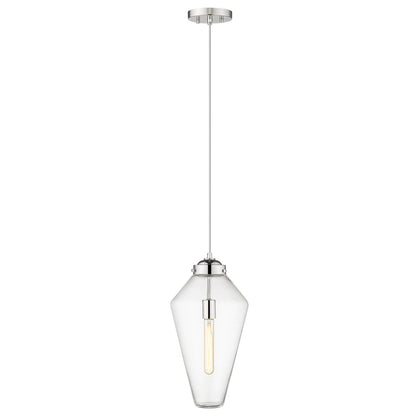 Acclaim Lighting Ballina 1-Light Polished Nickel Mini-Pendant in Polished Nickel IN31302PN