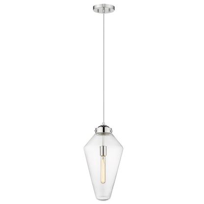 Acclaim Lighting Ballina 1-Light Polished Nickel Mini-Pendant in Polished Nickel IN31302PN