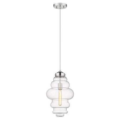 Acclaim Lighting Ballina 1-Light Polished Nickel Mini-Pendant in Polished Nickel IN31302PN