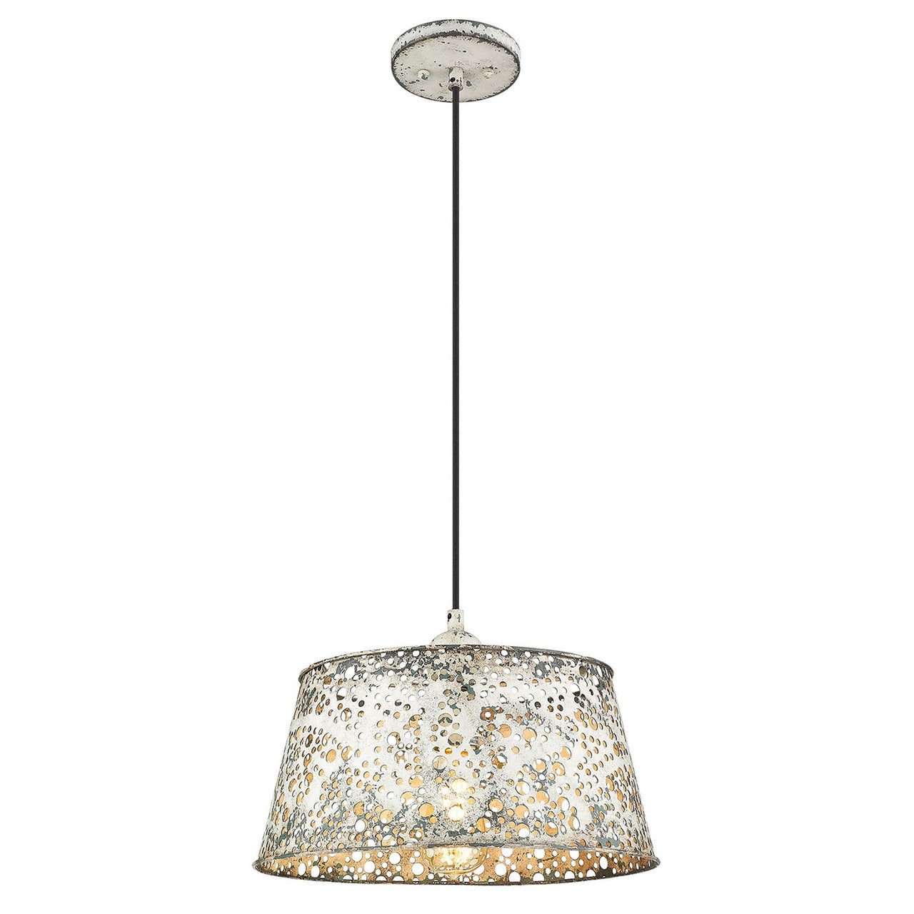 Acclaim Lighting Iris 1-Light Aged Ivory Pendant in Aged Ivory IN31515AI