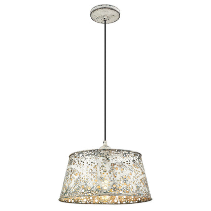 Acclaim Lighting Iris 1-Light Aged Ivory Pendant in Aged Ivory IN31515AI