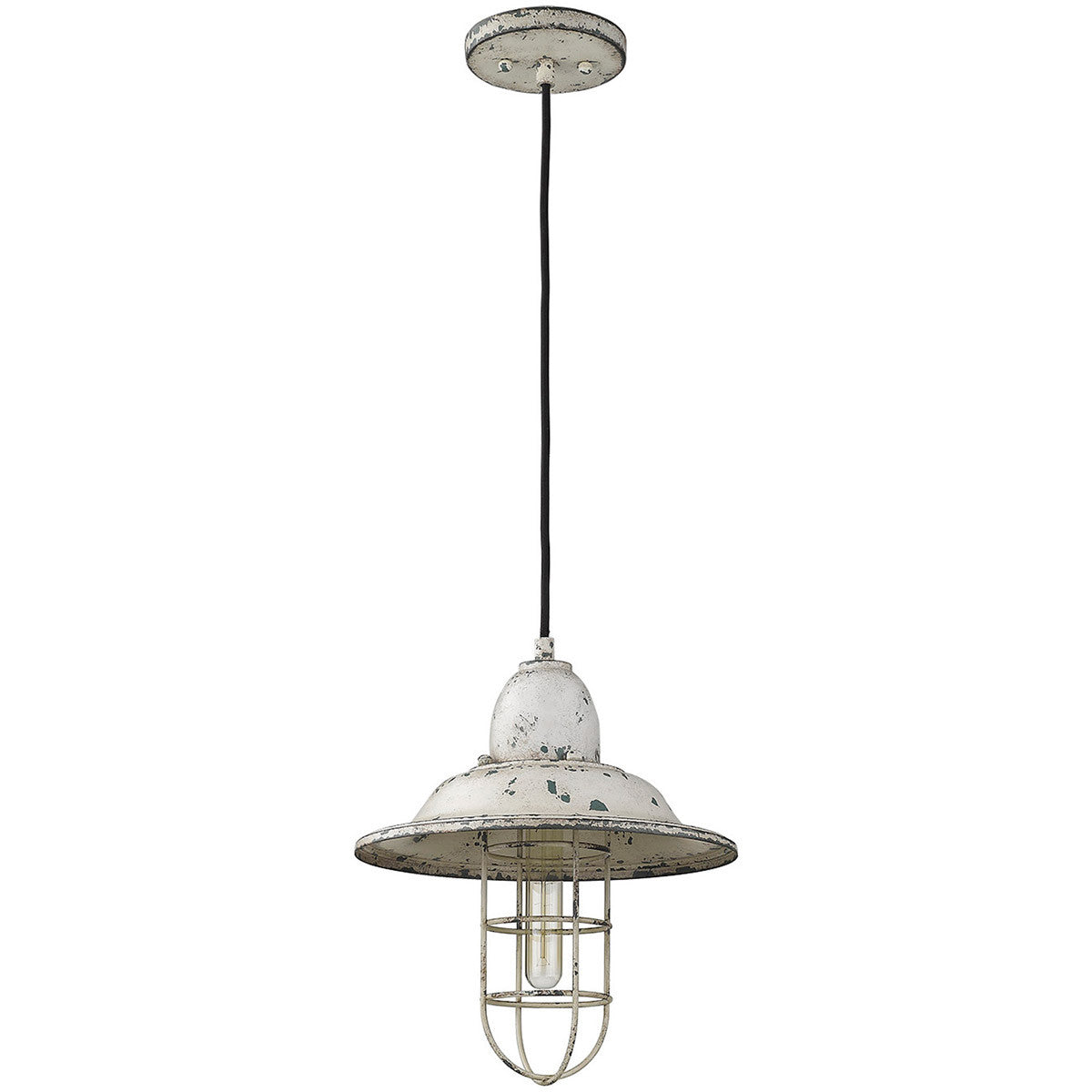 Acclaim Lighting Iris 1-Light Aged Ivory Pendant in Aged Ivory IN31515AI