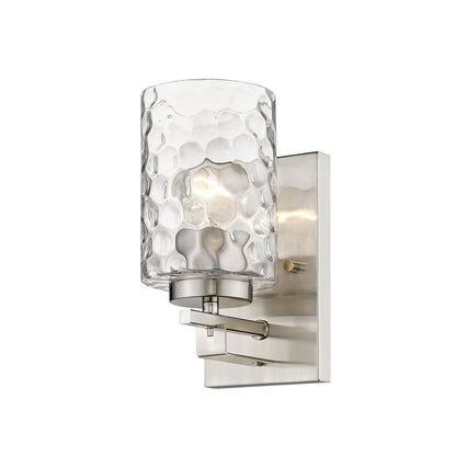 Acclaim Lighting Livvy 1-Light Satin Nickel Sconce in Satin Nickel IN40010SN