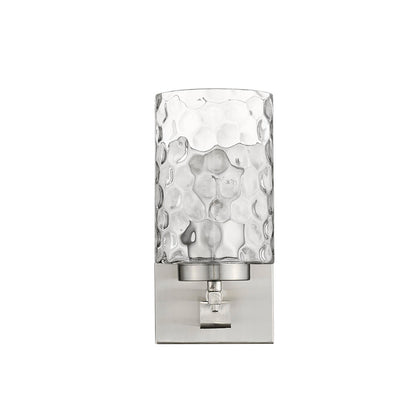 Acclaim Lighting Livvy 1-Light Satin Nickel Sconce in Satin Nickel IN40010SN