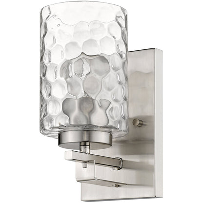 Acclaim Lighting Livvy 1-Light Satin Nickel Sconce in Satin Nickel IN40010SN