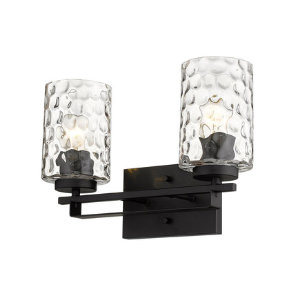 Acclaim Lighting Livvy 2-Light Matte Black Vanity in Matte Black IN40011BK