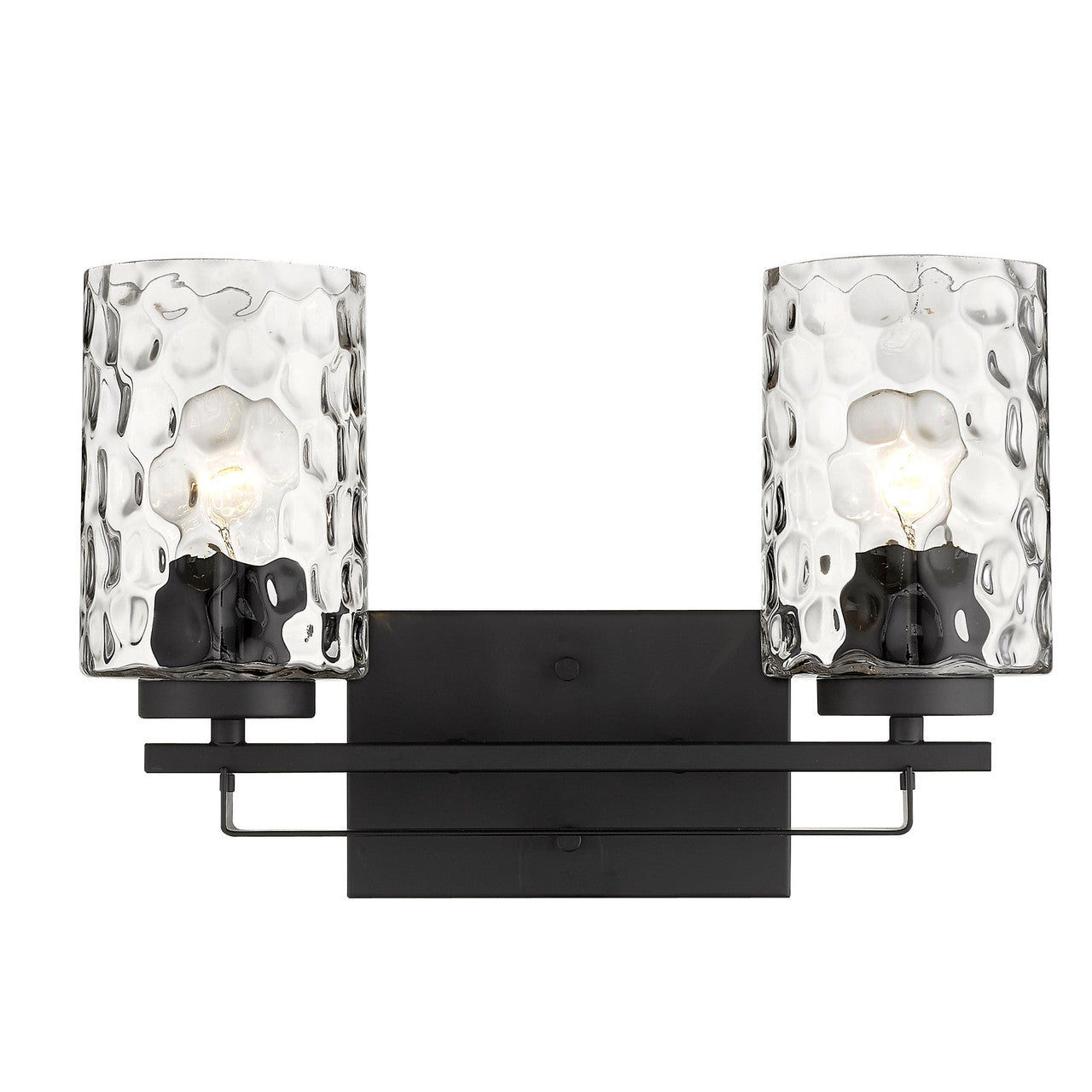 Acclaim Lighting Livvy 2-Light Matte Black Vanity in Matte Black IN40011BK