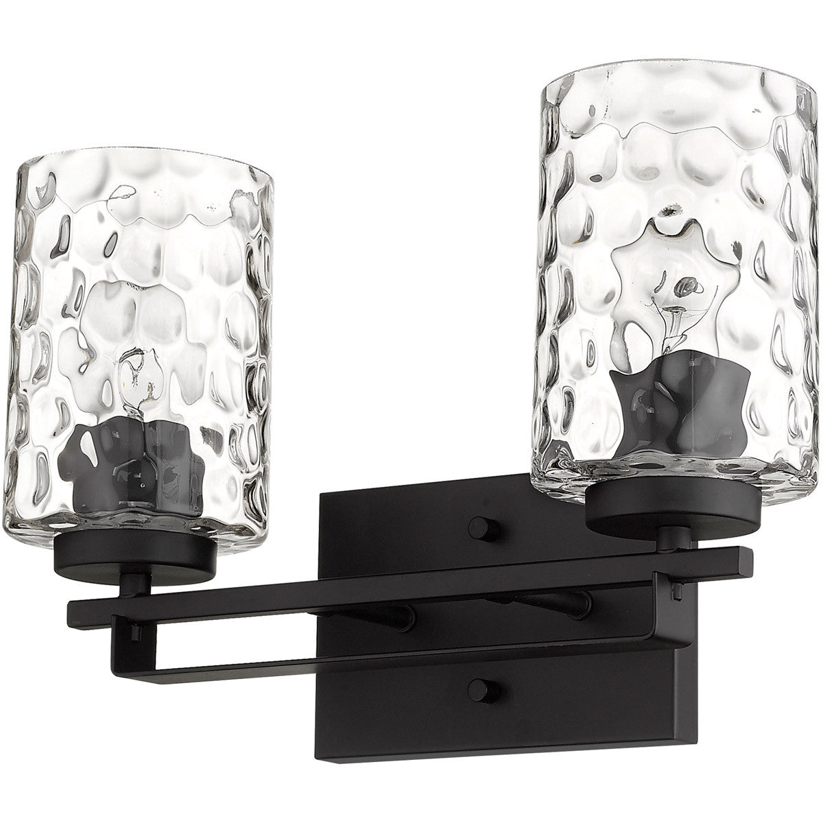 Acclaim Lighting Livvy 2-Light Matte Black Vanity in Matte Black IN40011BK