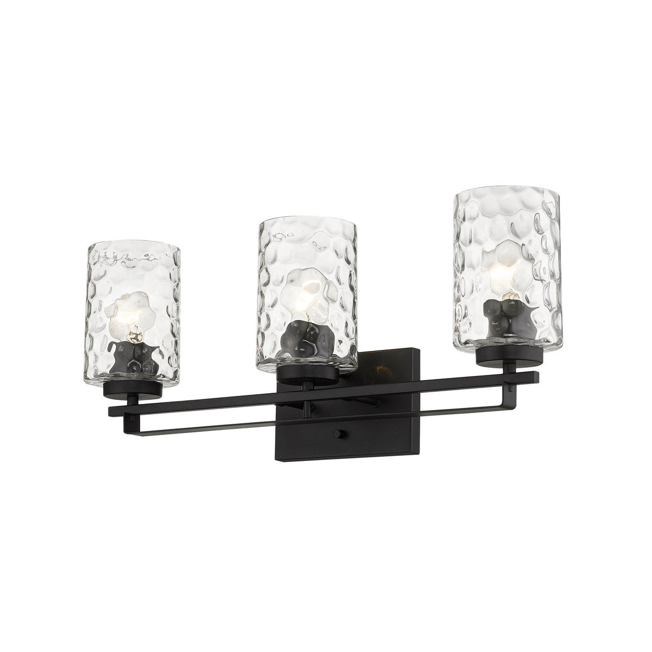 Acclaim Lighting Livvy 3-Light Matte Black Vanity in Matte Black IN40012BK