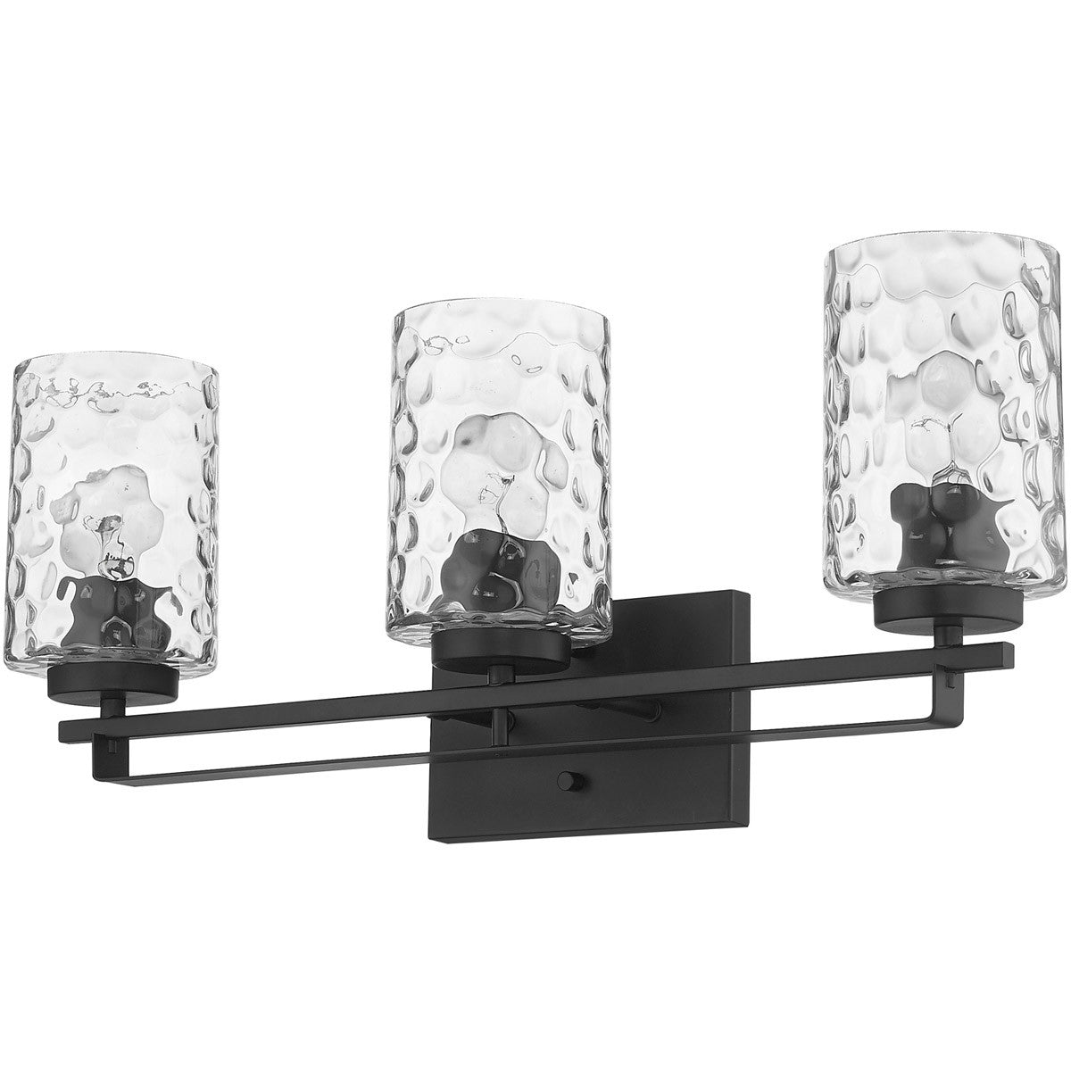 Acclaim Lighting Livvy 3-Light Matte Black Vanity in Matte Black IN40012BK