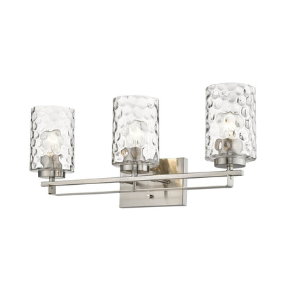 Acclaim Lighting Livvy 3-Light Satin Nickel Vanity in Satin Nickel IN40012SN