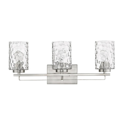 Acclaim Lighting Livvy 3-Light Satin Nickel Vanity in Satin Nickel IN40012SN