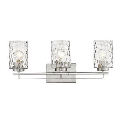 Acclaim Lighting Livvy 3-Light Satin Nickel Vanity in Satin Nickel IN40012SN