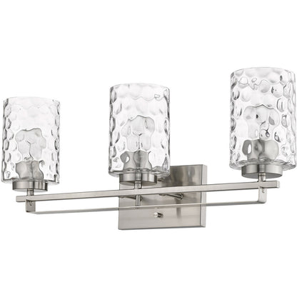 Acclaim Lighting Livvy 3-Light Satin Nickel Vanity in Satin Nickel IN40012SN