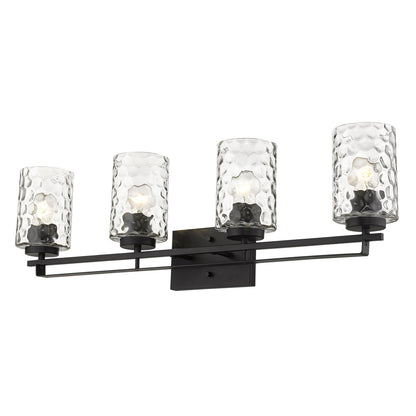 Acclaim Lighting Livvy 4-Light Matte Black Vanity in Matte Black IN40013BK