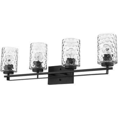 Acclaim Lighting Livvy 4-Light Matte Black Vanity in Matte Black IN40013BK